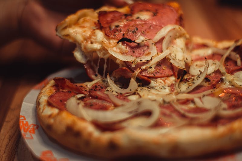 Smokehouse Ranch pizza with smoked meats and ranch sauce